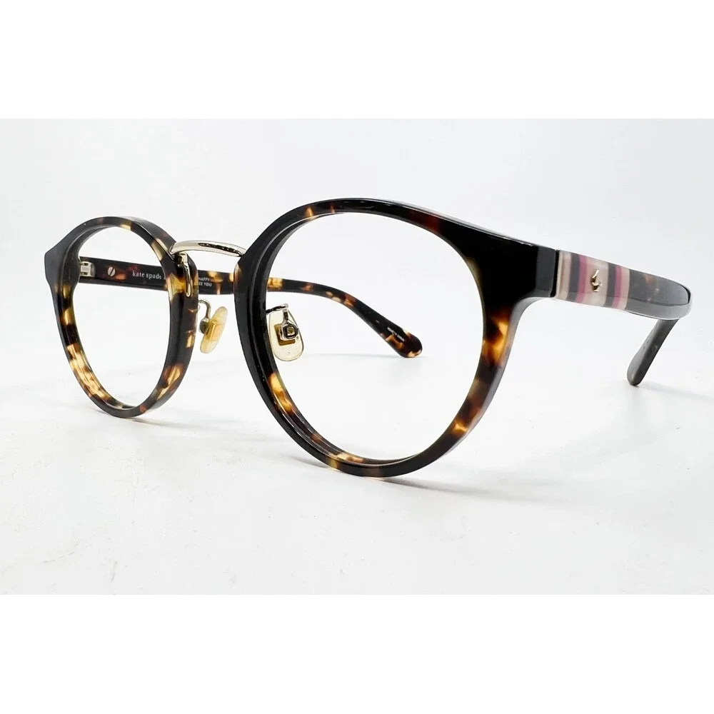 Kate Spade Eyeglasses Womens Brown Tortoise Agnessa/F Round Frames 086 145